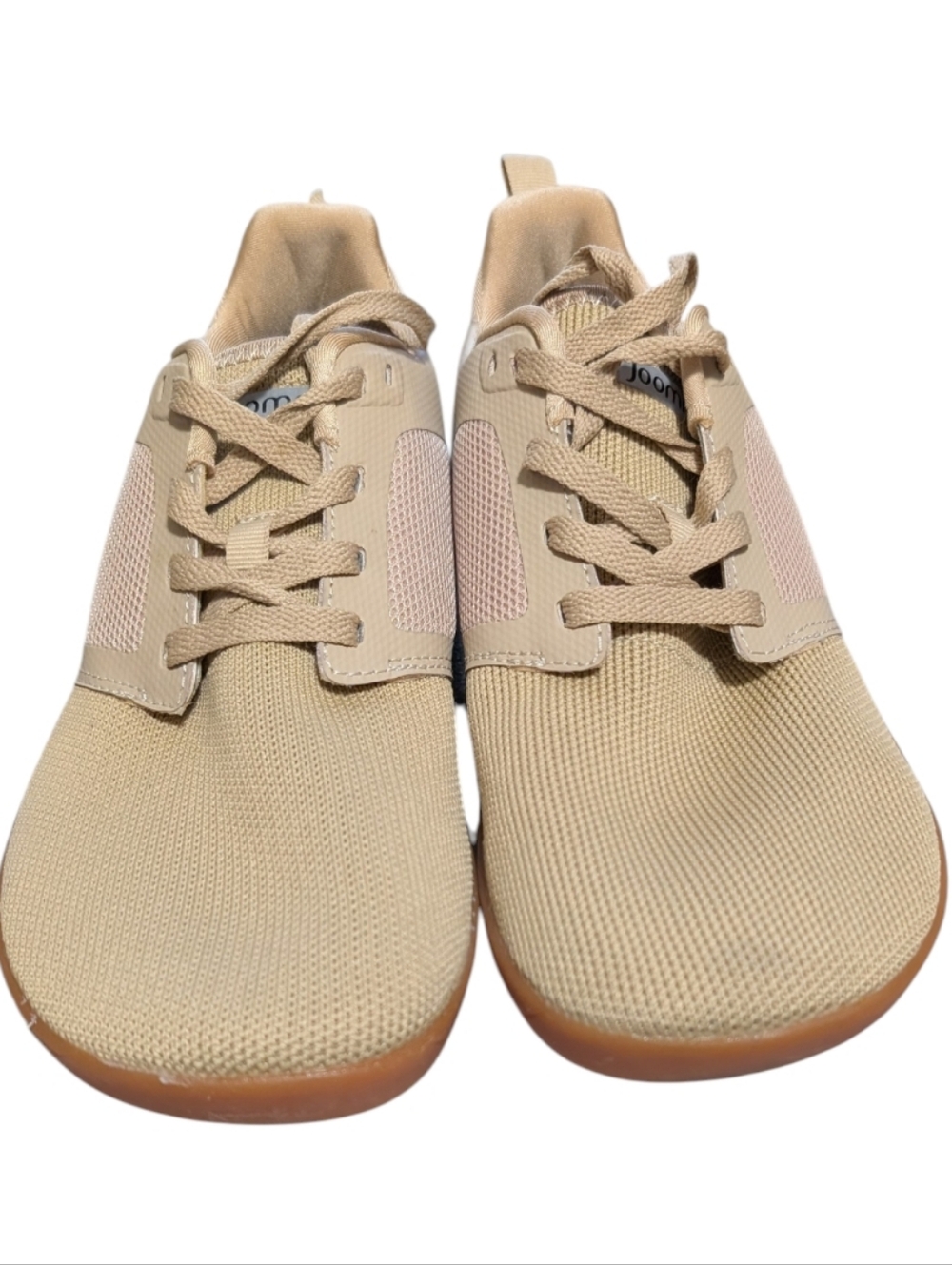 Joomra Cross Trainer Minimalist Barefoot Shoes size 40 tan zero-drop mesh